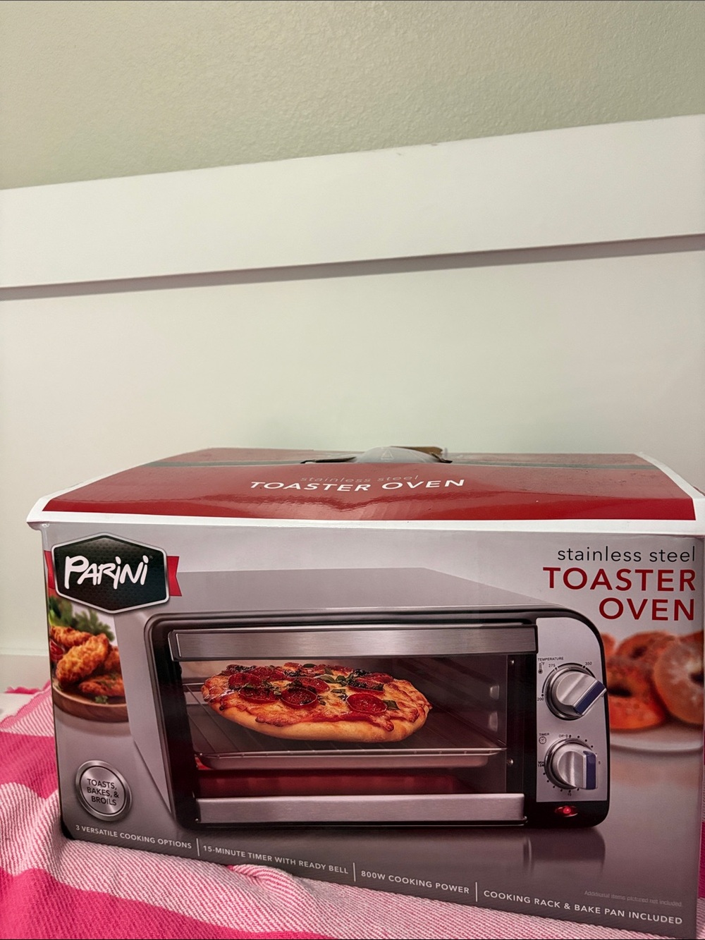 Stainless Steel Toaster Oven New in box